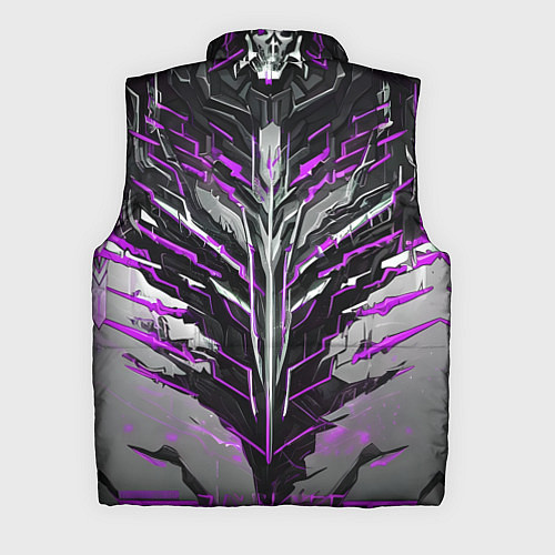 Мужской жилет Киберпанк доспех фиолетовый / 3D-Красный – фото 2