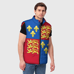 Мужской жилет Рыцарское сюрко Ричарда Львиное Сердце, цвет: 3D-красный — фото 2