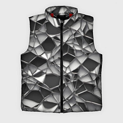 Мужской жилет Чёрно-белая сетка, цвет: 3D-красный