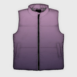 Мужской жилет Градиент приглушенный фиолетовый