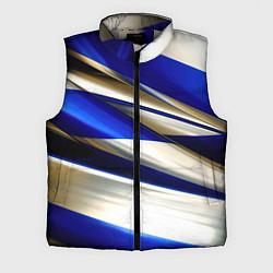Мужской жилет Blue white abstract
