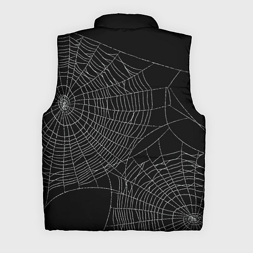 Мужской жилет Spider паутина / 3D-Светло-серый – фото 2