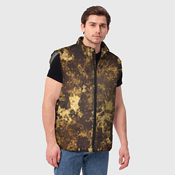 Мужской жилет Золотые руины, цвет: 3D-светло-серый — фото 2