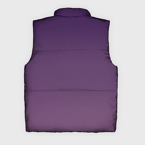 Мужской жилет Фиолетовая косуха лича с черепами / 3D-Красный – фото 2