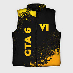 Мужской жилет GTA 6 - gold gradient вертикально