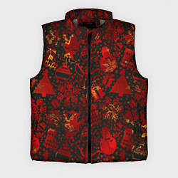 Мужской жилет Ёлочные игрушки и ёлки