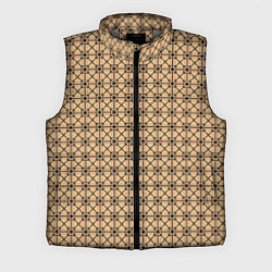Мужской жилет Тёмный беж паттерн, цвет: 3D-светло-серый