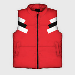 Мужской жилет Олимпийка - ретро, цвет: 3D-красный