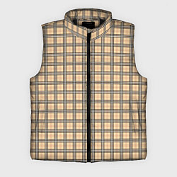 Мужской жилет Бежевый в полоску