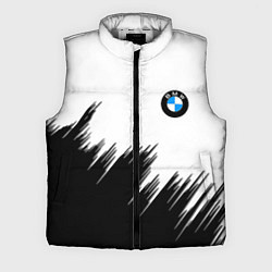 Мужской жилет BMW чёрные штрихи текстура