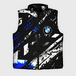 Мужской жилет BMW stripes color auto sport, цвет: 3D-светло-серый