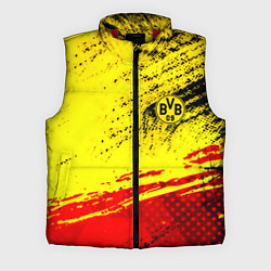 Мужской жилет Borussia color краски спорт, цвет: 3D-красный