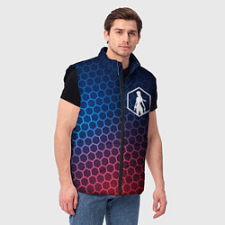 Мужской жилет Tomb Raider неоновые соты, цвет: 3D-черный — фото 2