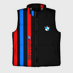 Мужской жилет BMW amg sport, цвет: 3D-светло-серый