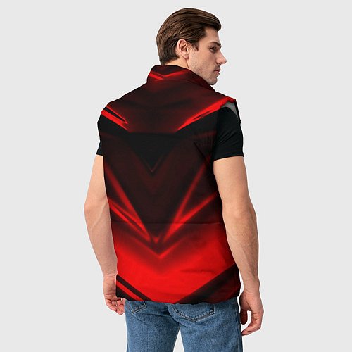 Мужской жилет Geometry stripes line / 3D-Светло-серый – фото 4