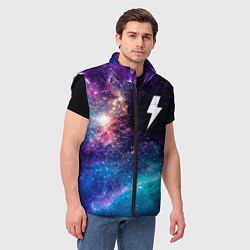 Мужской жилет AC DC space rock, цвет: 3D-черный — фото 2