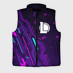 Мужской жилет League of Legends neon gaming, цвет: 3D-черный