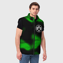 Мужской жилет Borussia sport halftone, цвет: 3D-черный — фото 2