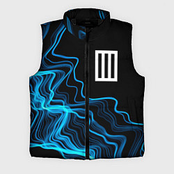 Мужской жилет Paramore sound wave, цвет: 3D-черный