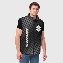 Мужской жилет Suzuki sport carbon, цвет: 3D-черный — фото 2