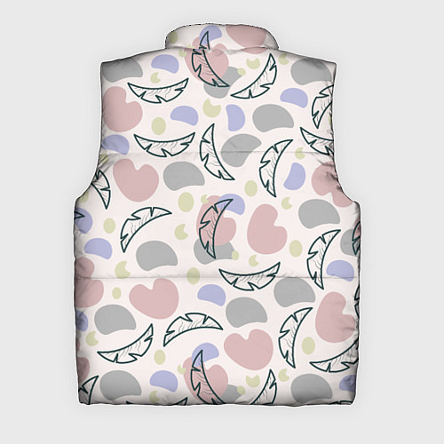 Мужской жилет Пятна и листья / 3D-Красный – фото 2