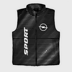 Мужской жилет Opel sport metal, цвет: 3D-черный