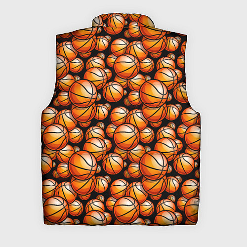 Мужской жилет Баскетбольные мячики / 3D-Красный – фото 2