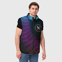 Мужской жилет Napoli футбольная сетка, цвет: 3D-черный — фото 2