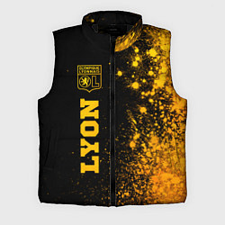 Мужской жилет Lyon - gold gradient по-вертикали