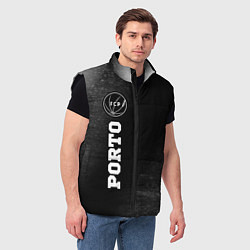 Мужской жилет Porto sport на темном фоне по-вертикали, цвет: 3D-черный — фото 2