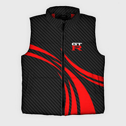 Мужской жилет GTR Nissan - Carbon and red, цвет: 3D-красный