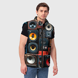 Мужской жилет Audio speaker, цвет: 3D-черный — фото 2