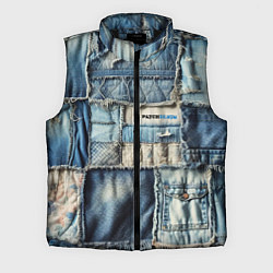 Мужской жилет Patchwork denim - vogue