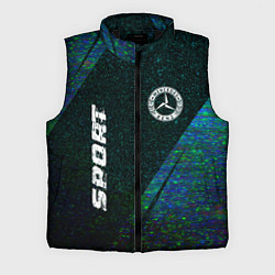 Мужской жилет Mercedes sport glitch blue