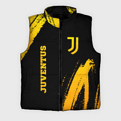 Мужской жилет Juventus - gold gradient вертикально, цвет: 3D-черный