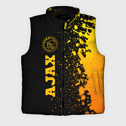 Мужской жилет Ajax - gold gradient по-вертикали, цвет: 3D-черный