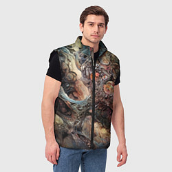 Мужской жилет Бесконечный хаос, цвет: 3D-черный — фото 2
