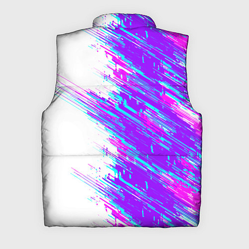 Мужской жилет Neon glitch / 3D-Красный – фото 2