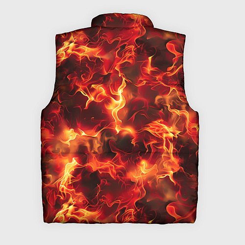 Мужской жилет Огненный элементаль / 3D-Красный – фото 2