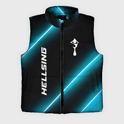 Мужской жилет Hellsing неоновые лампы, цвет: 3D-черный
