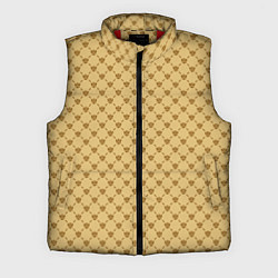 Мужской жилет Паттерн орлы бежевый luxury, цвет: 3D-красный