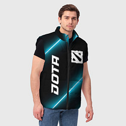 Мужской жилет Dota неоновые лампы, цвет: 3D-черный — фото 2