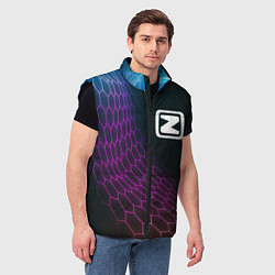 Мужской жилет Zotye neon hexagon, цвет: 3D-черный — фото 2