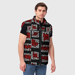 Мужской жилет Stray Kids group, цвет: 3D-красный — фото 2