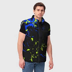 Мужской жилет Абстрактный узор с концепцией, цвет: 3D-светло-серый — фото 2