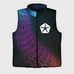Мужской жилет Jeep neon hexagon, цвет: 3D-черный