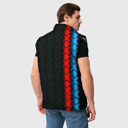 Мужской жилет Россия спорт герб / 3D-Светло-серый – фото 4