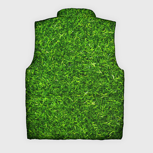 Мужской жилет Текстура газона / 3D-Красный – фото 2
