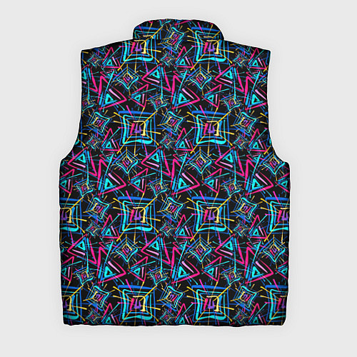 Мужской жилет Абстрактный орнамент с концепцией / 3D-Светло-серый – фото 2