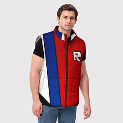 Мужской жилет Roblox uniform, цвет: 3D-светло-серый — фото 2